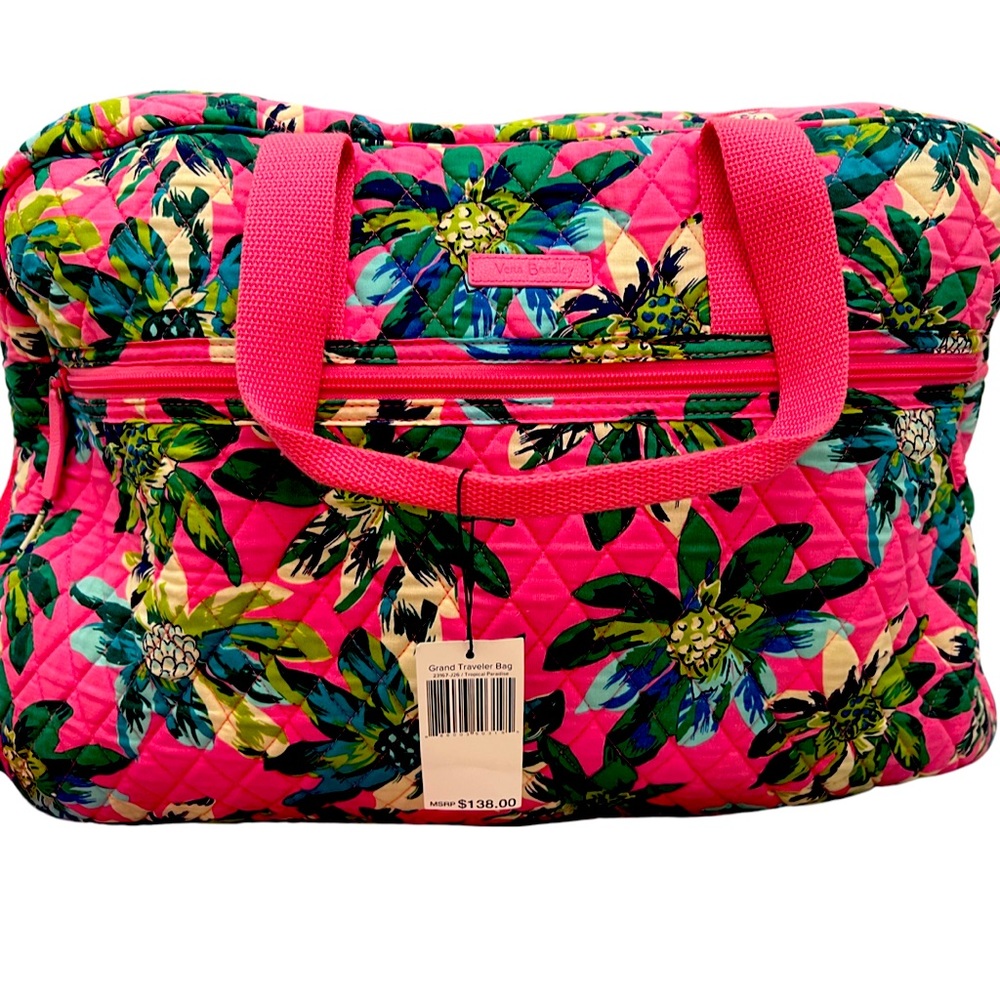 Vera Bradley traveler large duffle bag.